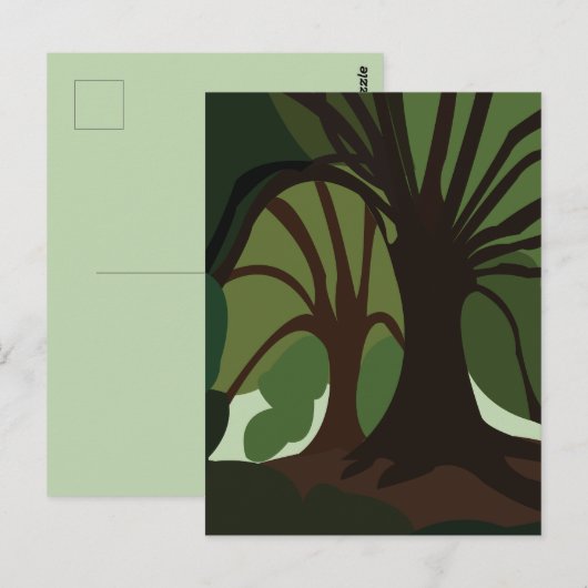 Bomen Botanische Natuur Briefkaart (Voorkant / Achterkant)