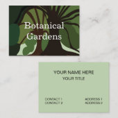 Bomen Botanische Natuur Visitekaartje (Voorkant / Achterkant)