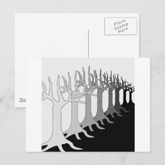 Bomen Briefkaart (Voorkant / Achterkant)