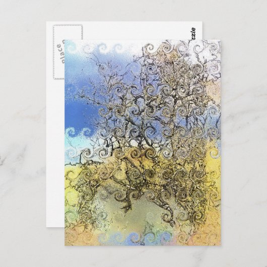 BOMEN BRIEFKAART (Voorkant / Achterkant)