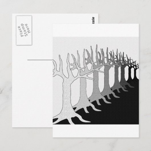 Bomen Briefkaart (Voorkant / Achterkant)
