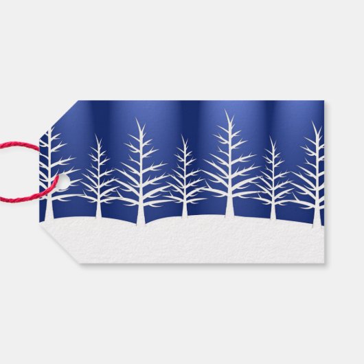 Bomen Cadeaulabel (Achterkant Horizontaal)