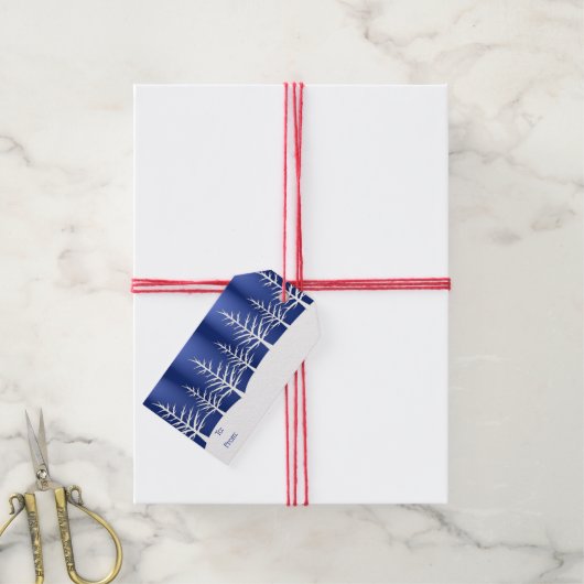 Bomen Cadeaulabel (Met Touw)