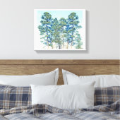 Bomen Canvas Afdruk (Insitu (Slaapkamer))