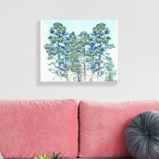 Bomen Canvas Afdruk (Insitu (Woonkamer))