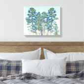 Bomen Canvas Afdruk (Insitu (Slaapkamer))