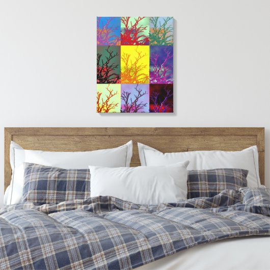 BOMEN CANVAS AFDRUK (Insitu (Slaapkamer))