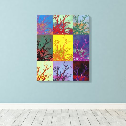 BOMEN CANVAS AFDRUK (Insitu (Houten vloer))