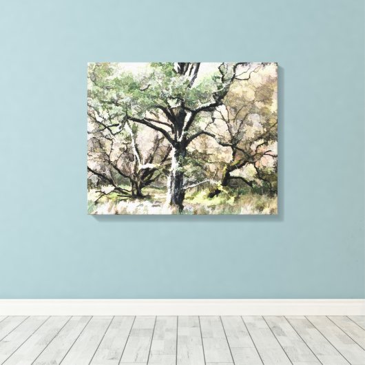 BOMEN CANVAS AFDRUK (Insitu (Houten vloer))