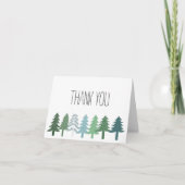 Bomen dank u bedankkaart (Voorkant)