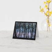 Bomen & de Fonkelingen van de Zon Kaart (Gele Bloem)