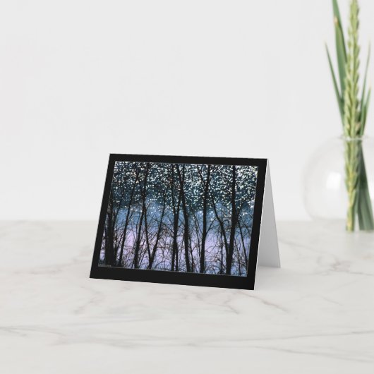 Bomen & de Fonkelingen van de Zon Kaart (Voorkant)