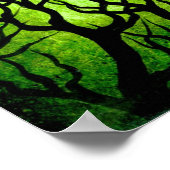 Bomen die omhoog kijken poster (Hoek)