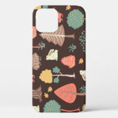 Bomen Dieren: Hand-getrokken Natuur Scene. Case-Mate iPhone Case (Achterkant)