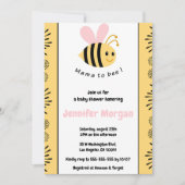 Bomen douche nodigt mama uit om Bumblebee te worde Kaart (Voorkant)