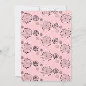 Bomen douche nodigt mama uit om Bumblebee te worde Kaart (Achterkant)