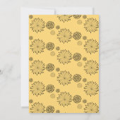 Bomen douche nodigt mama uit om Bumblebee te worde Kaart (Achterkant)