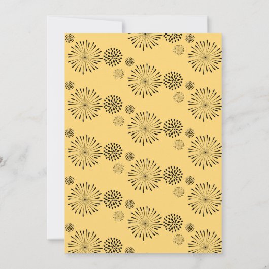 Bomen douche nodigt mama uit om Bumblebee te worde Kaart (Achterkant)