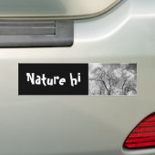 bomen draag winter bumpersticker (Op auto)