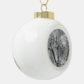 bomen draag winter keramische bal ornament (Links)