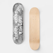 bomen draag winter persoonlijk skateboard (Voorkant)