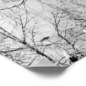 bomen draag winter poster (Hoek)