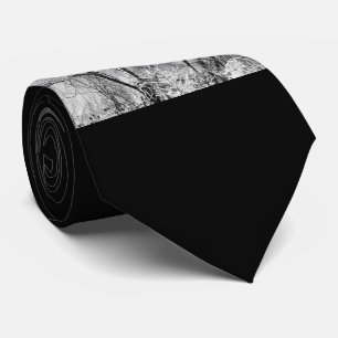 bomen draag winter stropdas