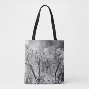 bomen draag winter tote bag