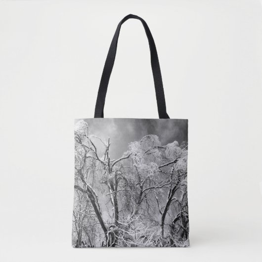 bomen dragen winter tote bag (Voorkant)