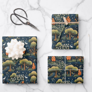 Bomen & Eenden Inpakpapier Vel