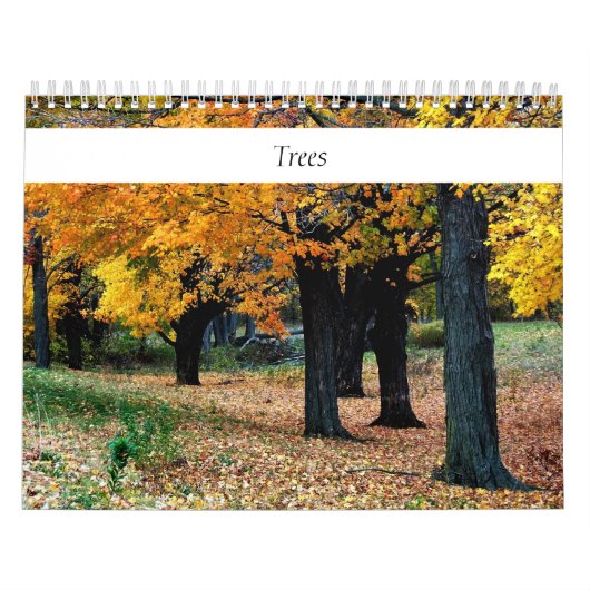 Bomen elk jaar kalender (Hoes)