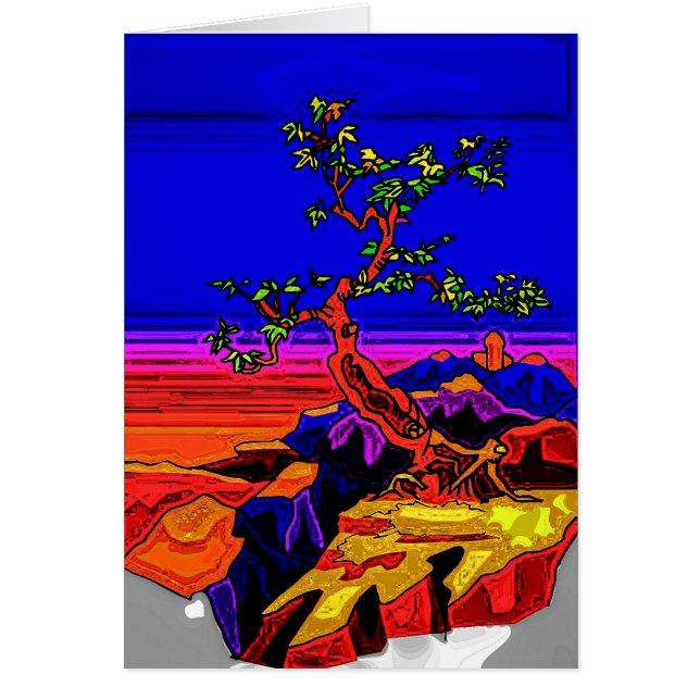 Bomen en bergen (Voorkant)