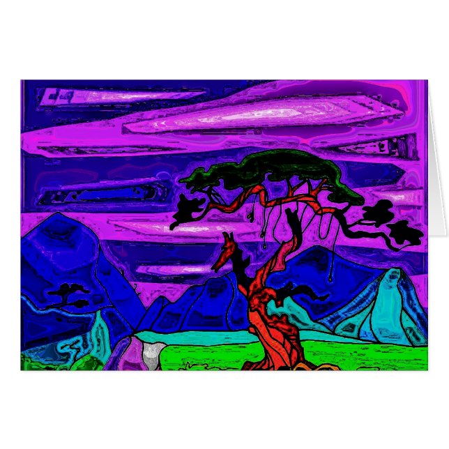 Bomen en bergen 2 (Voorkant Horizontaal)