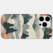 Bomen en bergen Boho Abstract Design Case-Mate iPhone Case (Achterkant (horizontaal))