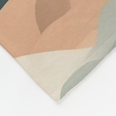 Bomen en bergen Boho Abstract Design Fleece Deken (Hoek)