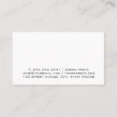 Bomen en bergen | Natuur buitenshuis Visitekaartje (Achterkant)