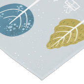 Bomen en cadeaus korte tafelloper (Hoek)