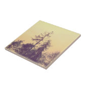 Bomen en een vogel tegeltje (Zijkant)