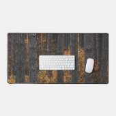 Bomen en goudherfstbladerbladeren bureaumat (Keyboard & Muis)