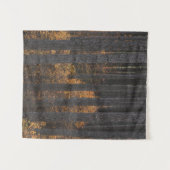 Bomen en goudherfstbladerbladeren wandkleed (Voorkant (horizontaal))