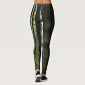 Bomen en groene mos leggings (Achterkant)