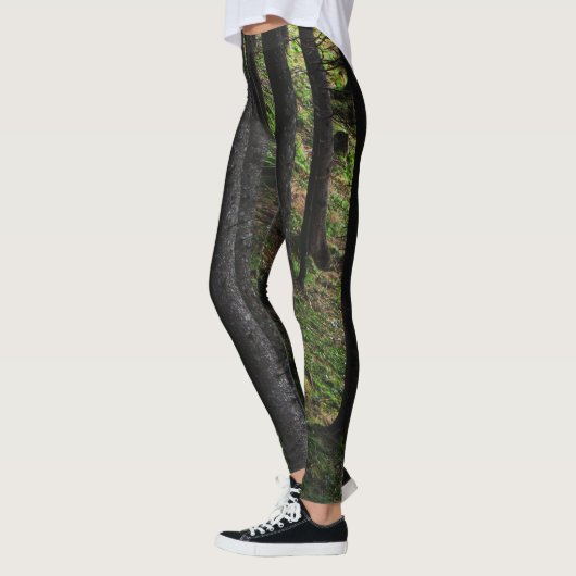 Bomen en groene mos leggings (Links)