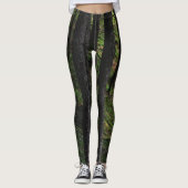 Bomen en groene mos leggings (Voorkant)