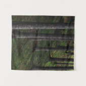 Bomen en groene mos wandkleed (Voorkant (horizontaal))