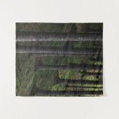 Bomen en groene mos wandkleed (Voorkant (horizontaal))