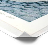 Bomen en het meer Scene Ukiyo-e Poster (Hoek)