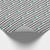 Bomen en Houndstooth Cadeaupapier (Hoek)