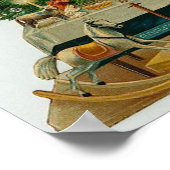 bomen en houten speelgoed poster (Hoek)