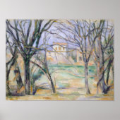 Bomen en huizen, 1885-86 poster (Voorkant)