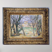 Bomen en huizen, 1885-86 poster (Voorkant)